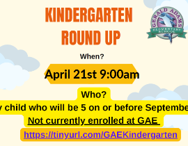  Kindergarten Round Up 2025